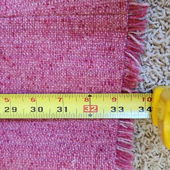 Cabi pink tweed Pea Coat size 6 - Picture 7 of 7